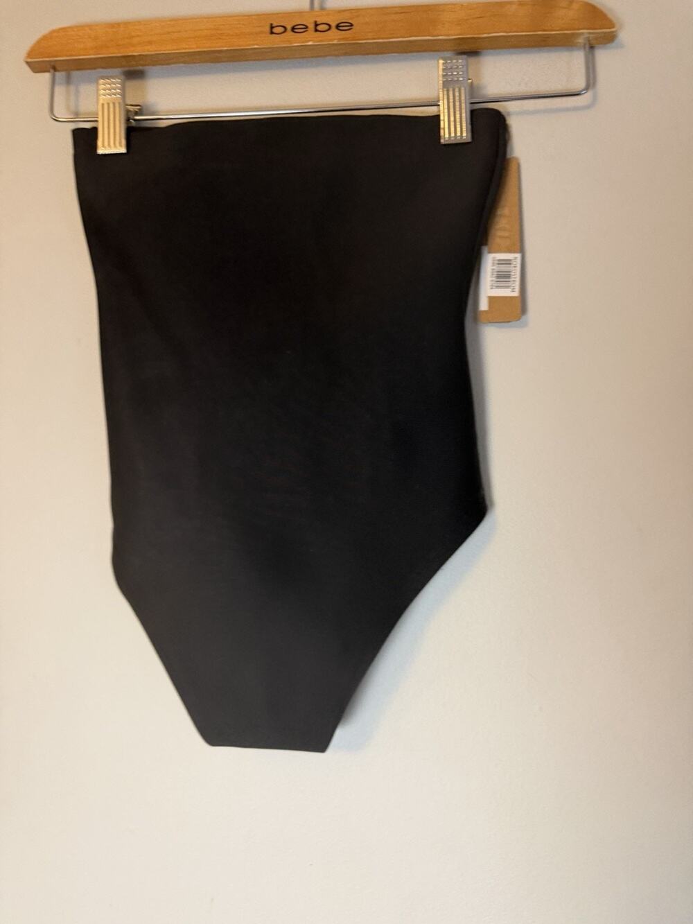 Skims Core Sculpt High Waisted Thong Black Sz S Onyx NWT $72
